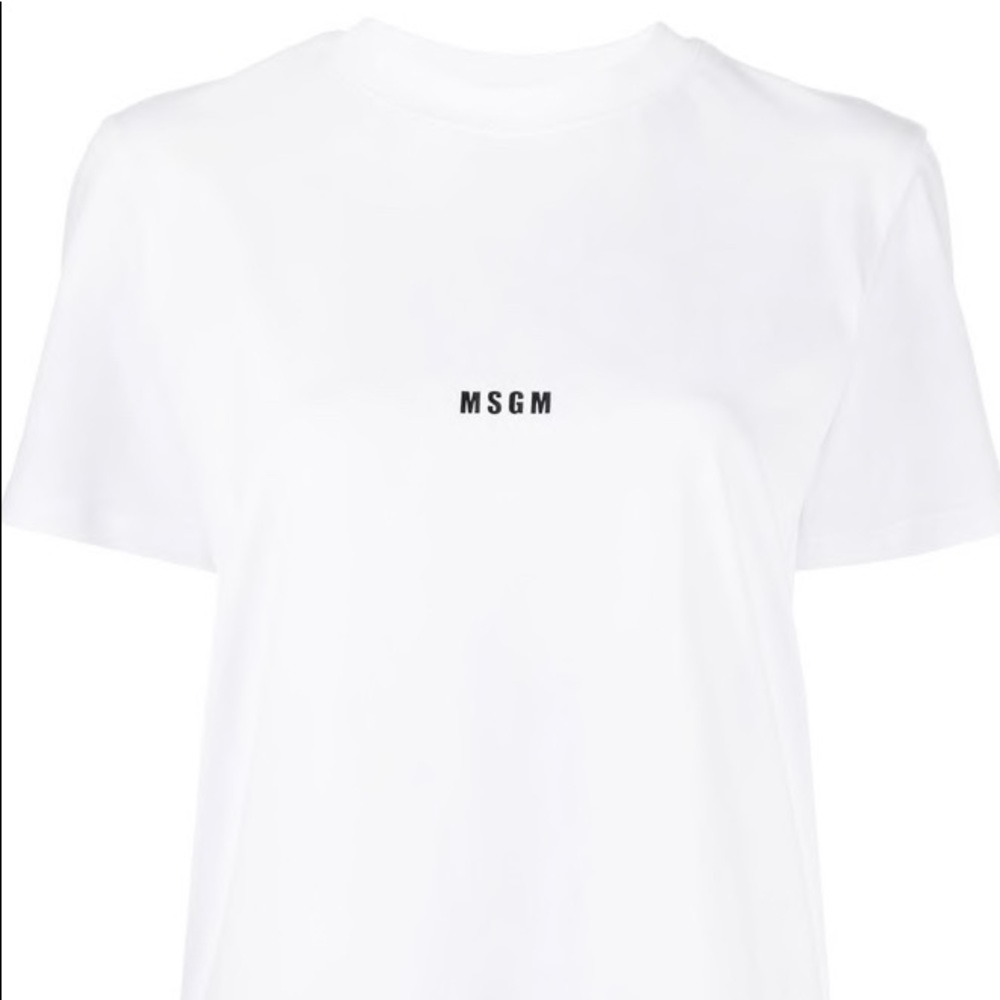 MSGM white t shirt